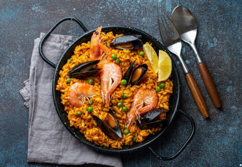 Ароматный и яркий ужин: