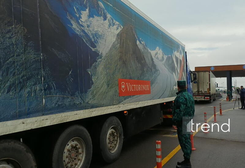 Гумпомощь России для Ирана прибыла на контрольно-пропускной пункт "Южная Астара"