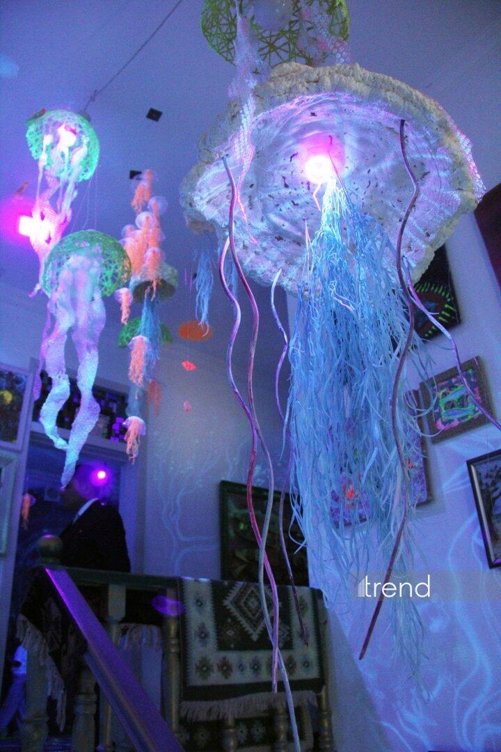 Единственный в мире Музей неонового искусства Farhouse в Баку отметил юбилей экспозицией "Экология моря"