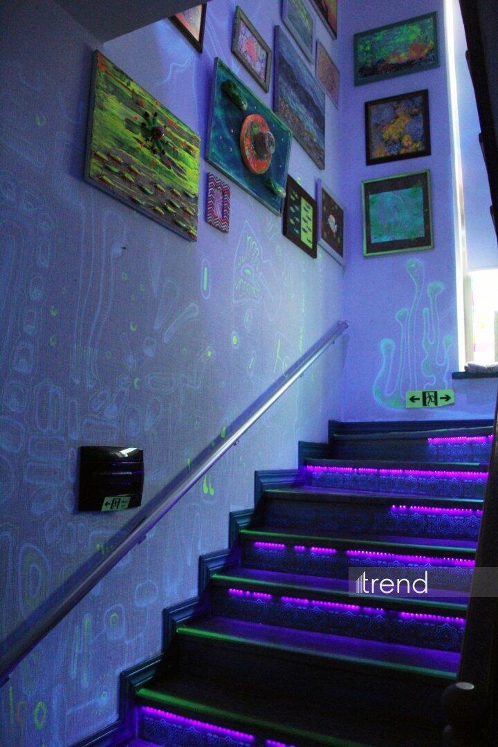 Единственный в мире Музей неонового искусства Farhouse в Баку отметил юбилей экспозицией "Экология моря"