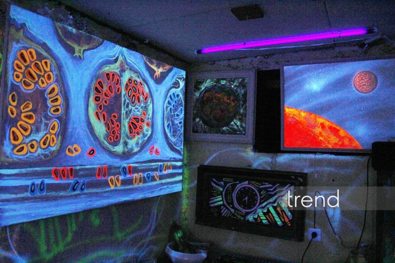 Единственный в мире Музей неонового искусства Farhouse в Баку отметил юбилей экспозицией "Экология моря"
