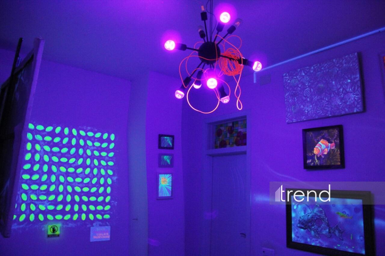 Единственный в мире Музей неонового искусства Farhouse в Баку отметил юбилей экспозицией "Экология моря"