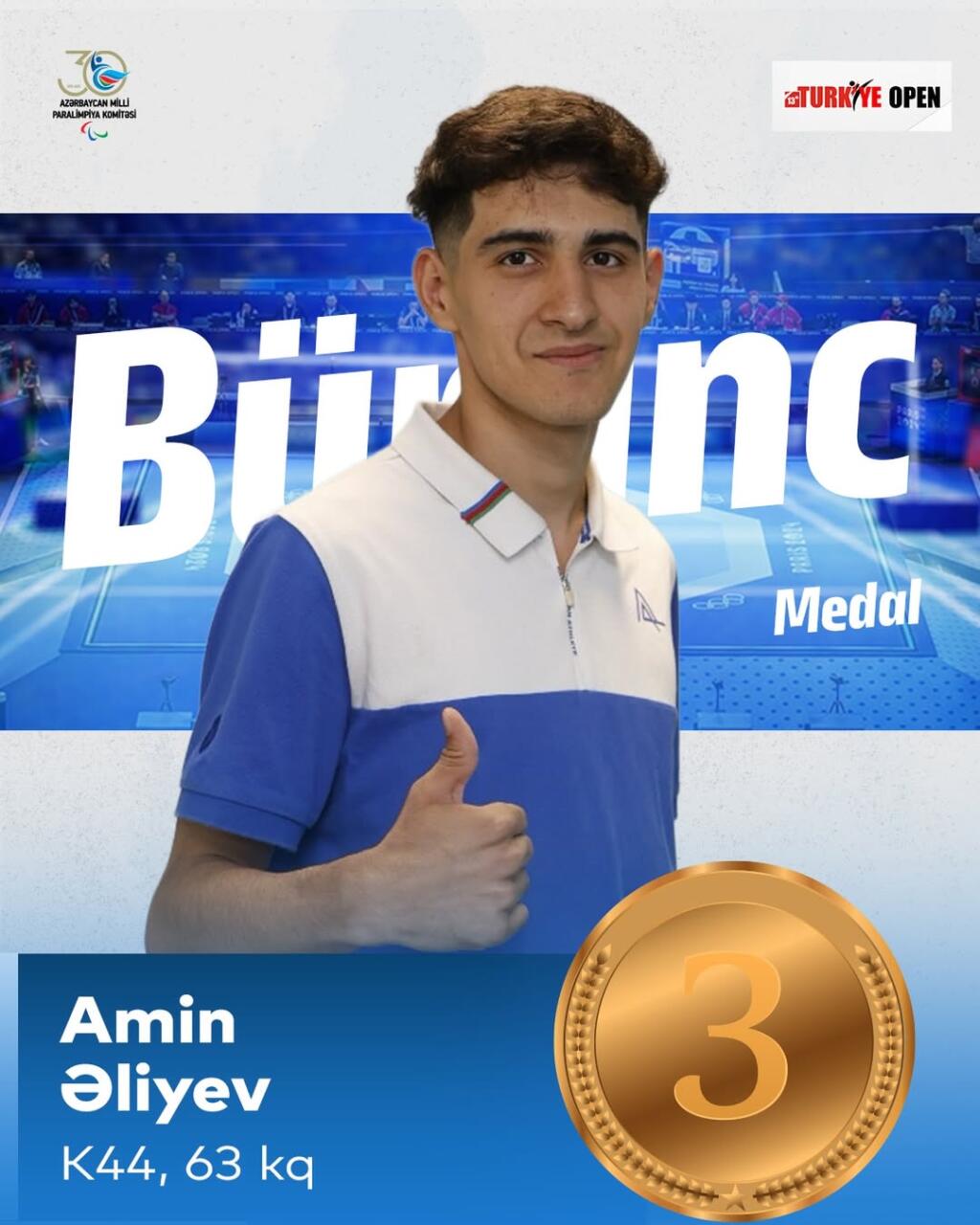 Азербайджанские пара-тхэквондисты завоевали медали на турнире в Анталье