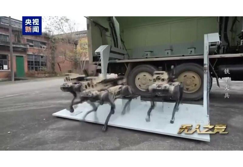 В Китае представили систему робособак