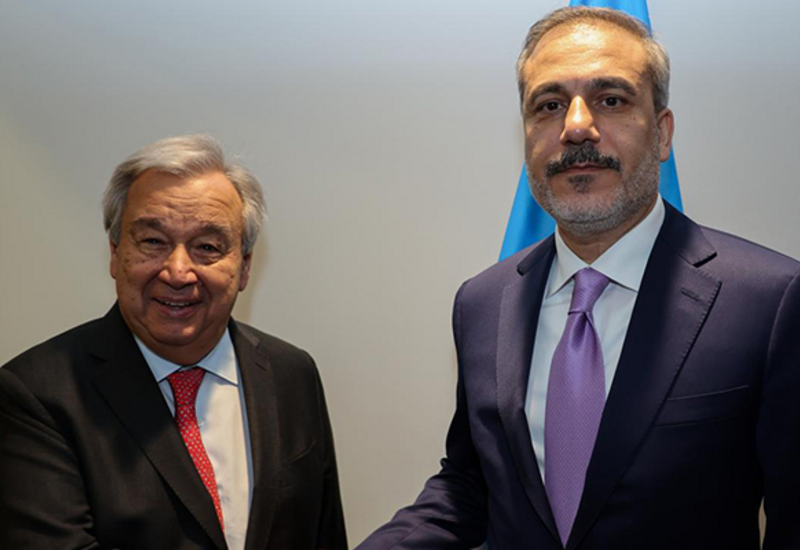 Фидан и Гутерриш обсудили ситуацию на Ближнем Востоке