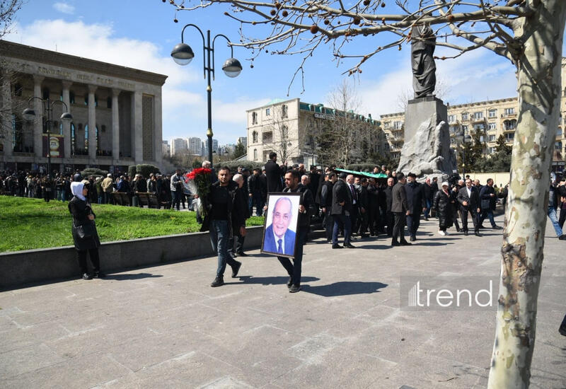 В Баку состоялась церемония прощания с Расимом Балаевым