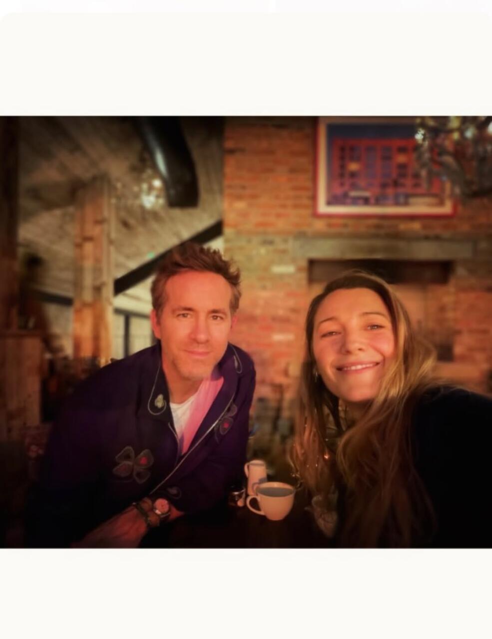 Блейк Лайвли опубликовала фото с Райаном Рейнольдсом