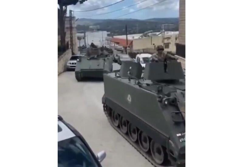 Ливанская армия отступает на юге страны