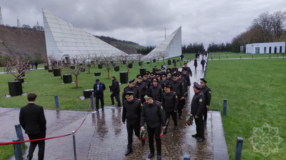 Азербайджанский народ посещает Губинский мемориальный комплекс геноцида