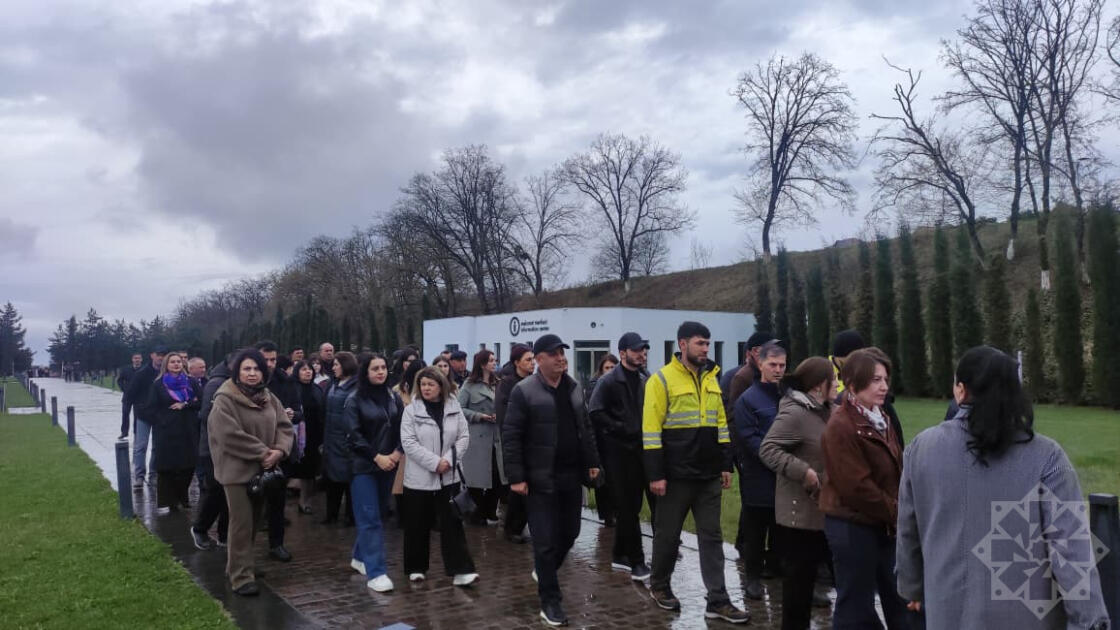 Азербайджанский народ посещает Губинский мемориальный комплекс геноцида
