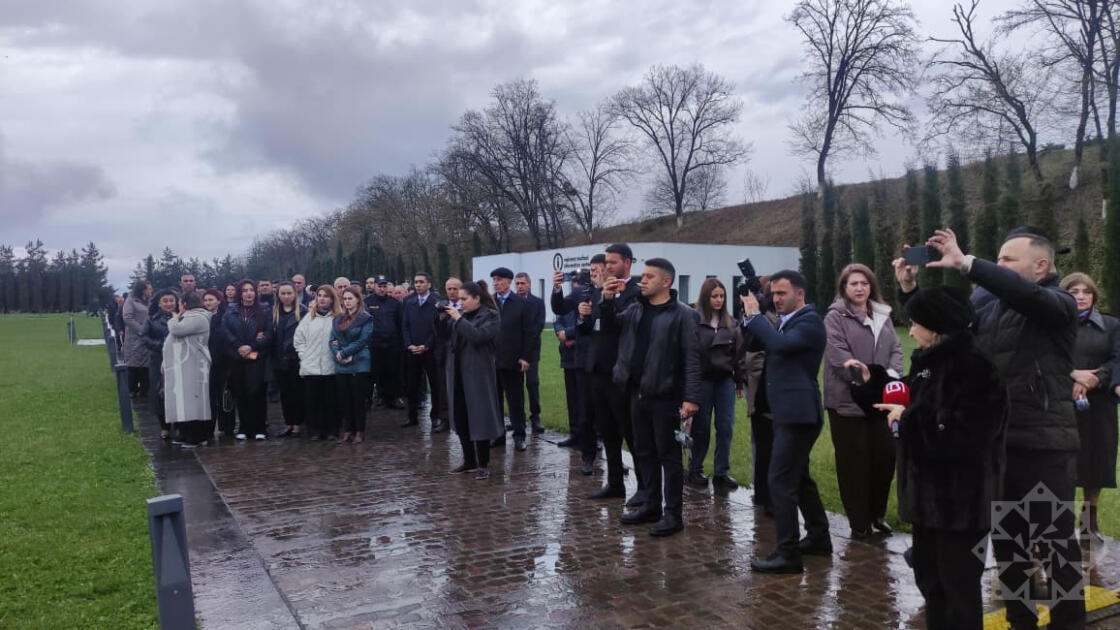 Азербайджанский народ посещает Губинский мемориальный комплекс геноцида