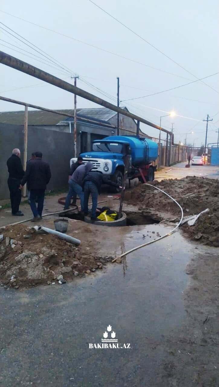 В Баку из-за дождей некоторые жители размещены в отелях