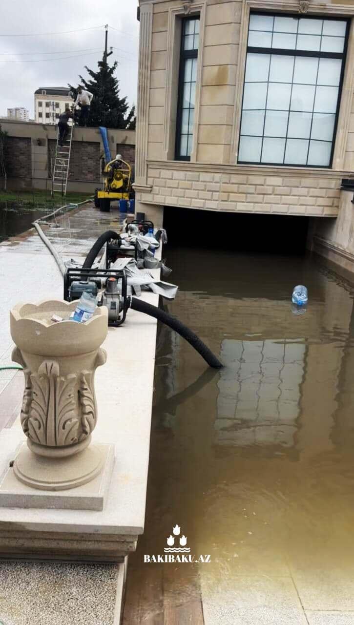 В Баку из-за дождей некоторые жители размещены в отелях