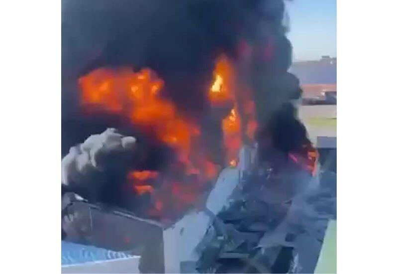 В Ираке горят нефтехранилища