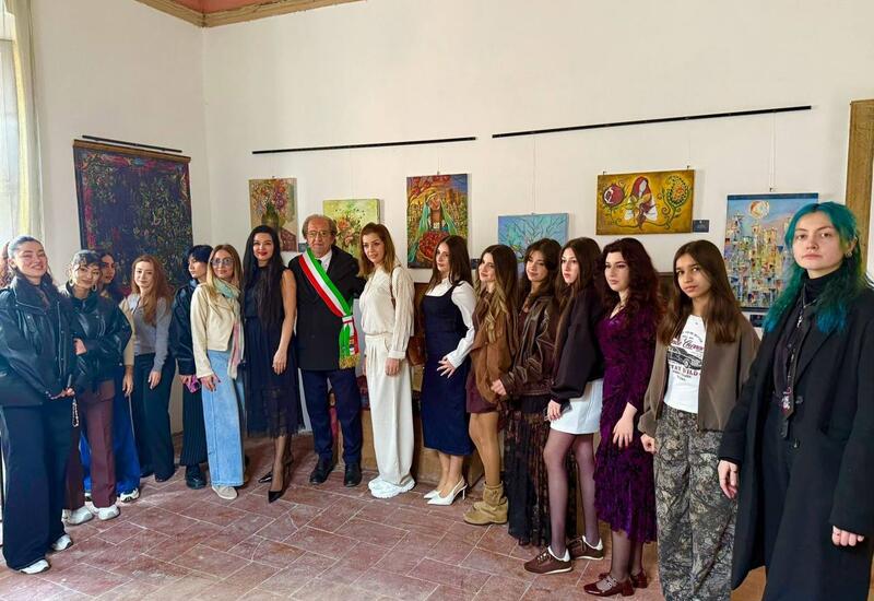 İtaliyada Sən1Sən Beyin Mərkəzinin Novruz bayramına həsr olunmuş sərgilər silsiləsi keçirilib