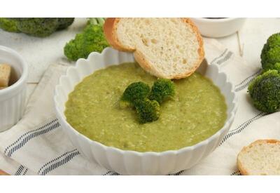 Постный суп из брокколи <span class="color_red"> -  без сливок, а сливочный вкус все равно есть</span>