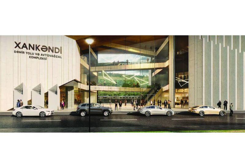 Вот как будет выглядеть Железнодорожный и автовокзальный комплекс Ханкенди