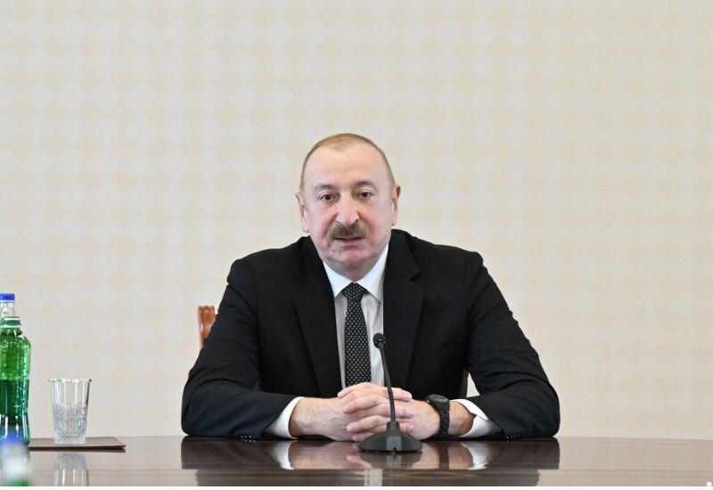 Президент Ильхам Алиев: В восстановлении Карабаха и Восточного Зангезура рядом с нами вновь находятся братские страны