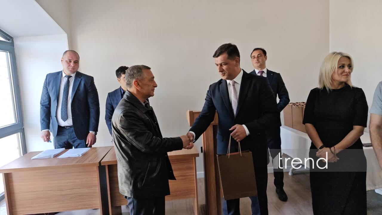 Очередная группа бывших вынужденных переселенцев прибыла в Кяльбаджар