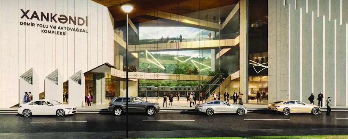 Вот как будет выглядеть Железнодорожный и автовокзальный комплекс Ханкенди