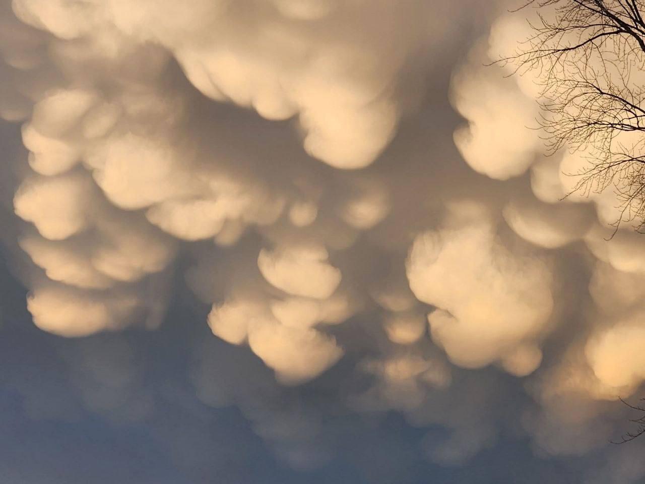 В Чикаго заметили редкие облака-мамматусы