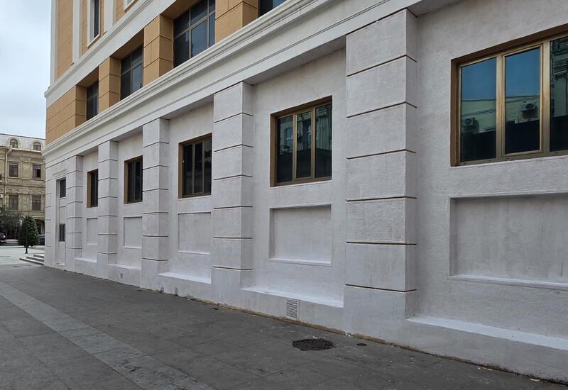 Nizami Kino Mərkəzində zədələnmiş hissələr sökülüb