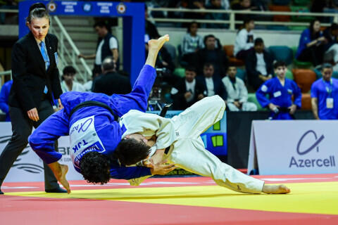 Азербайджанские дзюдоисты завоевали 13 медалей в первый день Кубка Европы