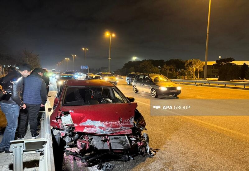 Серьезное ДТП в Баку,