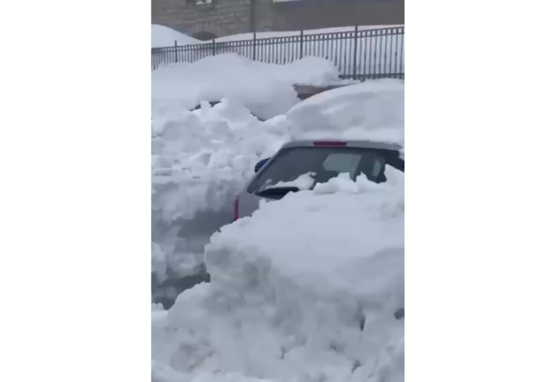 Снегопады накрыли провинцию Италии