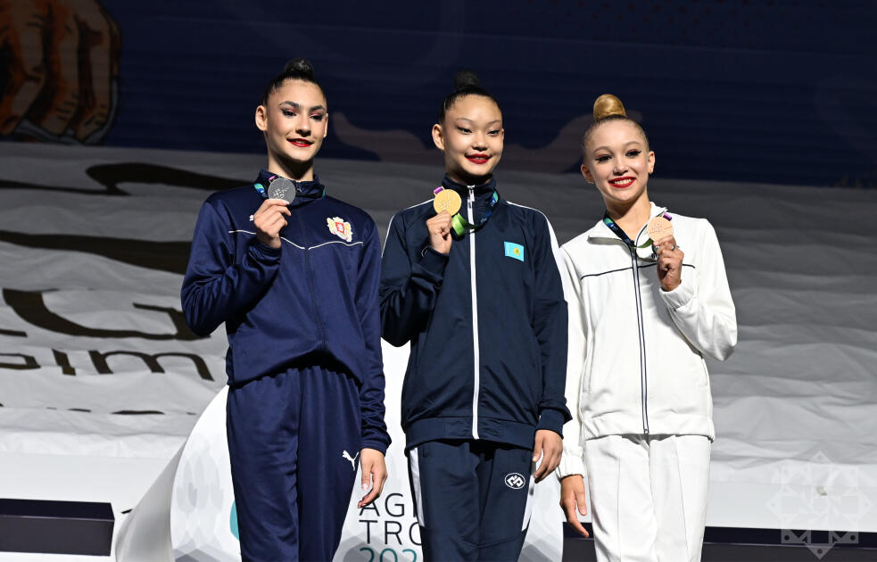 Азербайджанская гимнастка завоевала золотую медаль