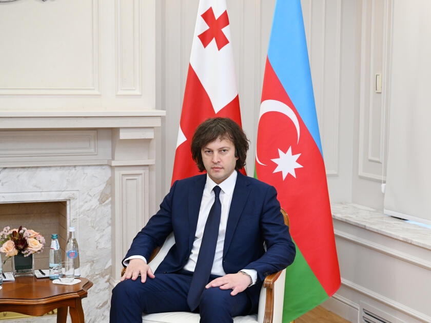 Состоялась встреча Президента Ильхама Алиева с Премьер-министром Ираклием Кобахидзе один на один