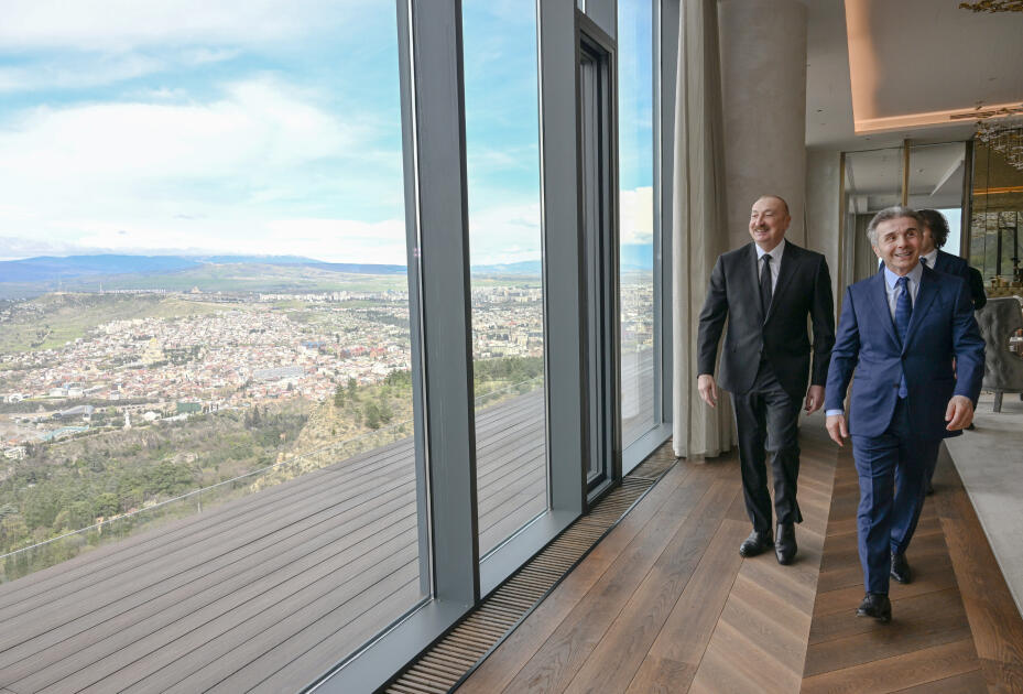 Tbilisidə Prezident İlham Əliyevin şərəfinə lanç verilib