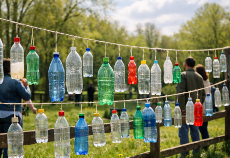Apreldə plastik butulkaları bağçaya asın çağırışı edildi