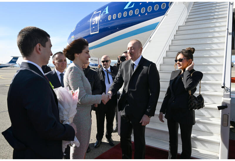 Президент Ильхам Алиев прибыл в Грузию с государственным визитом