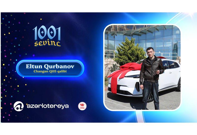 22-летний житель Шамкира выиграл автомобиль в лотерее «1001 Sevinc»