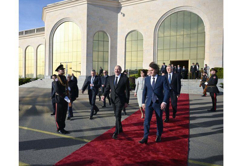 Prezident İlham Əliyevin Gürcüstana dövlət səfəri başa çatıb