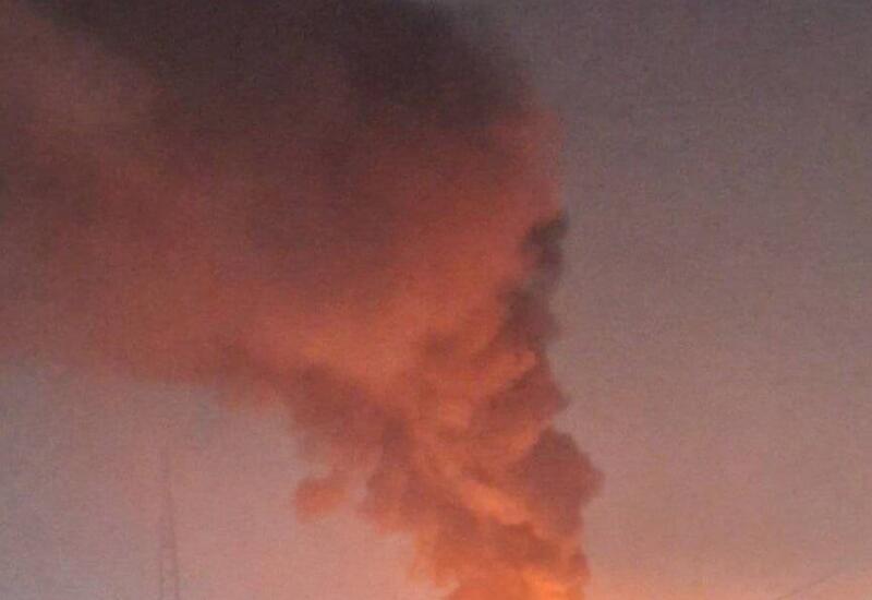 Взрывы и пожар на американской базе в Ираке