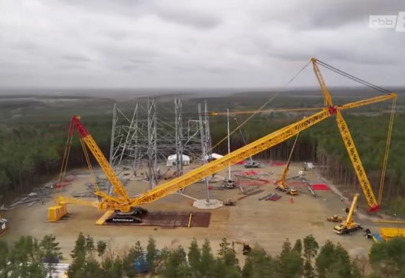 Крупнейшая в мире ветряная турбина строится в Германии