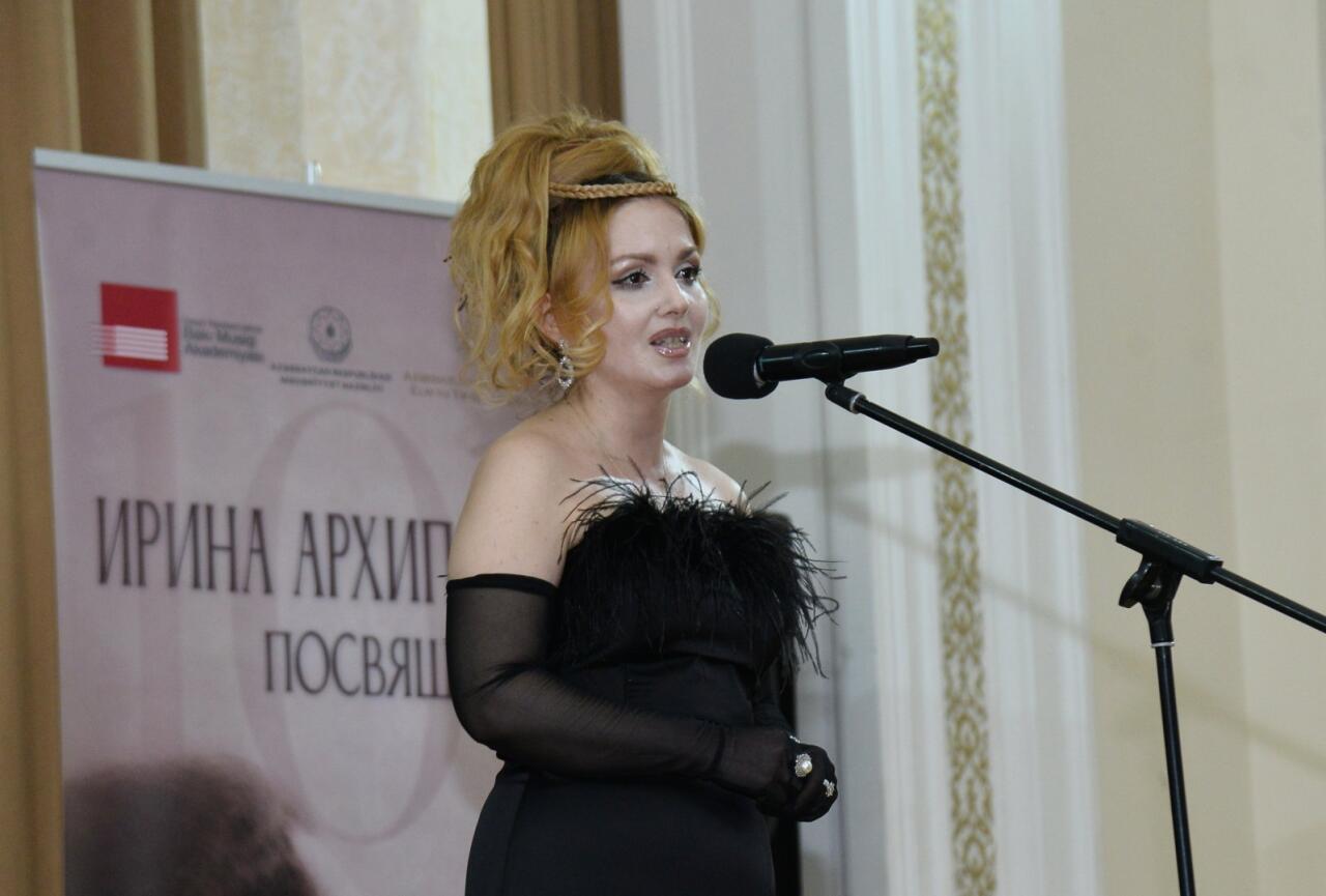 Вклад великой певицы Ирины Архиповой в азербайджанскую вокальную школу отмечен концертом