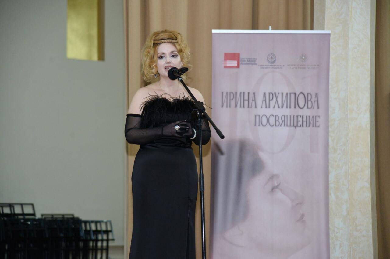 Вклад великой певицы Ирины Архиповой в азербайджанскую вокальную школу отмечен концертом