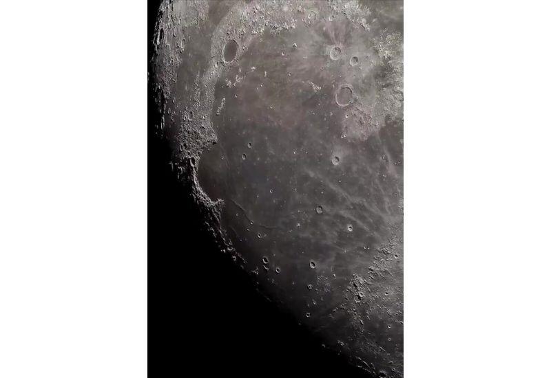 Самое детализированное видео Луны