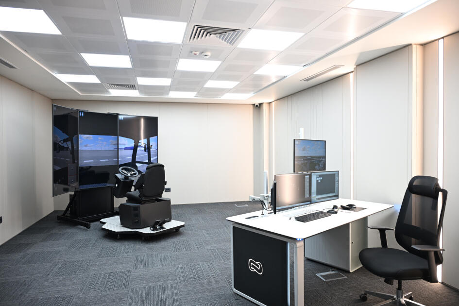 Президент Ильхам Алиев и Первая леди Мехрибан Алиева приняли участие в открытии Международного учебного центра в Национальной академии авиации