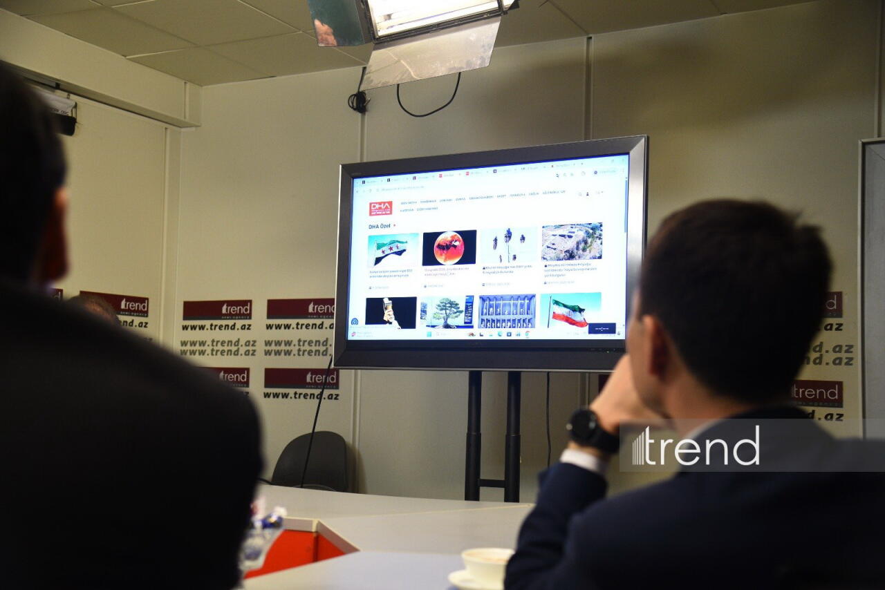 Вице-министр культуры и информации и председатель Комитета международной информации МИД Казахстана посетили офис АМИ Trend