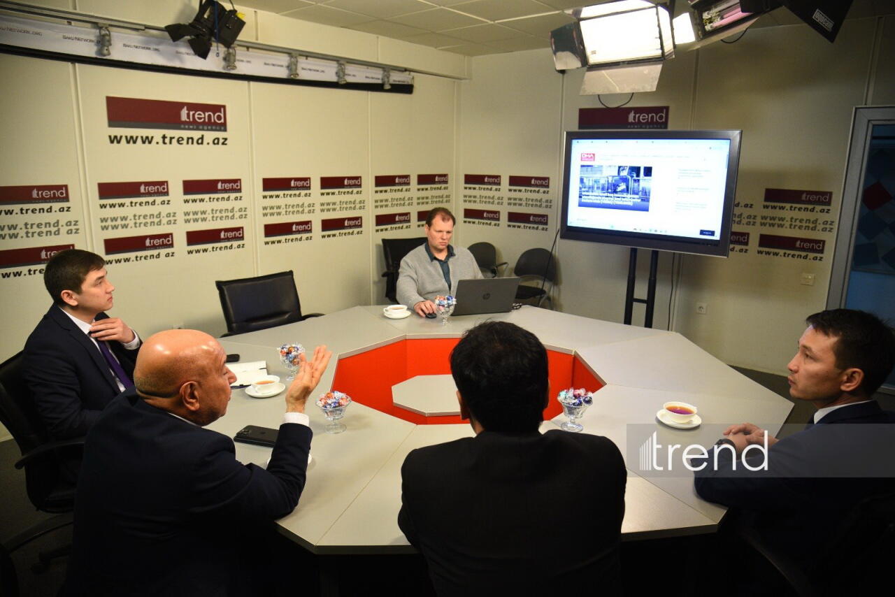 Вице-министр культуры и информации и председатель Комитета международной информации МИД Казахстана посетили офис АМИ Trend