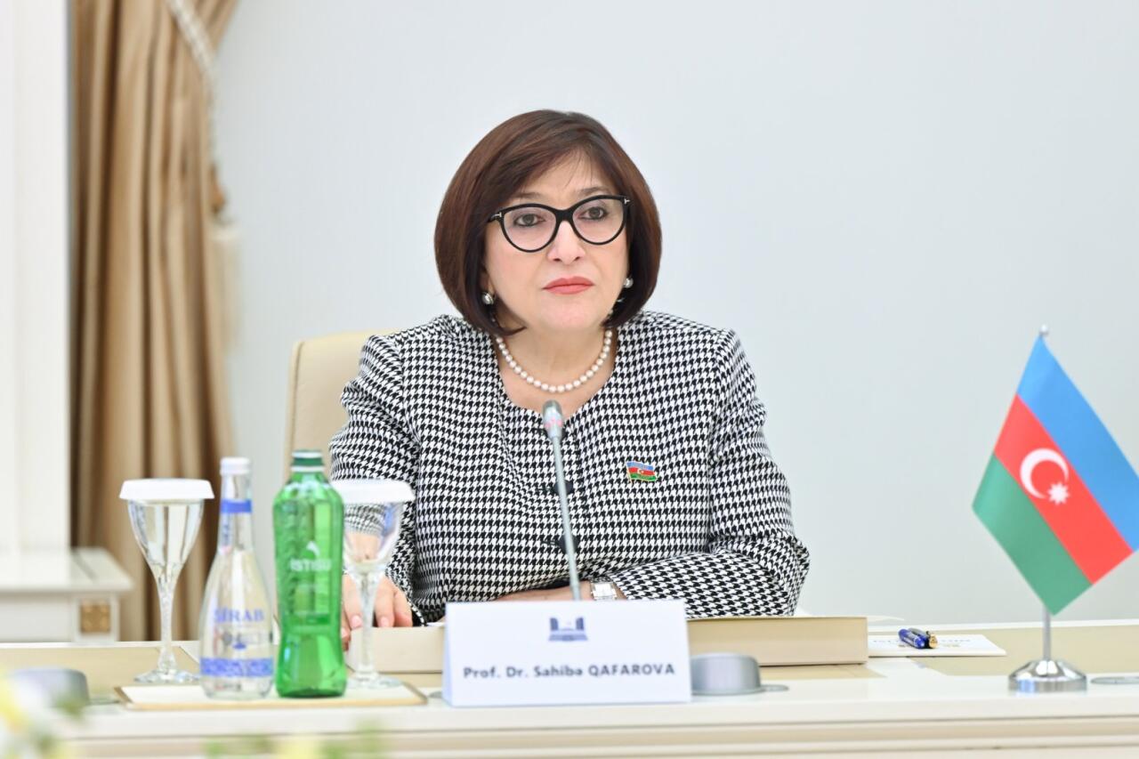 Сахиба Гафарова встретилась с участниками 3-й встречи парламентских групп дружбы Азербайджана, Турции и ТРСК