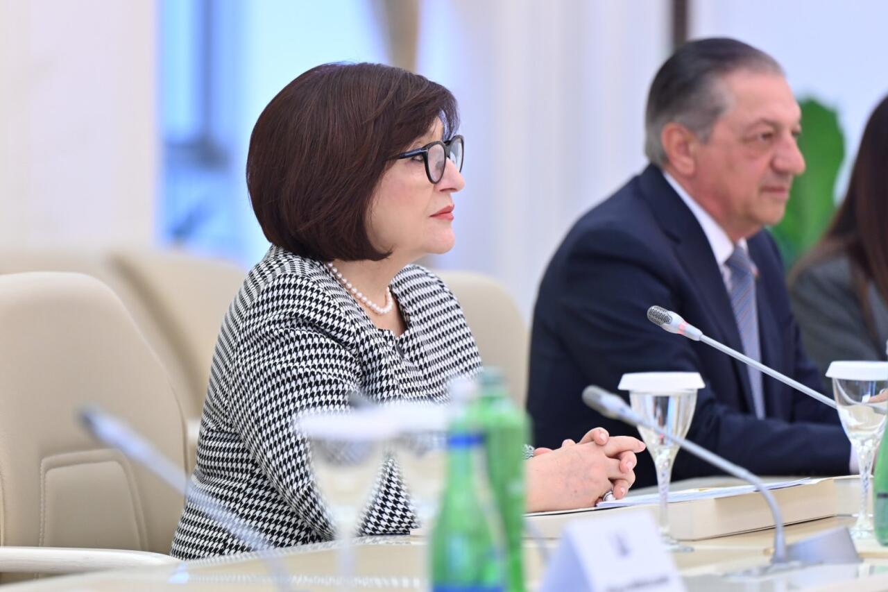 Сахиба Гафарова встретилась с участниками 3-й встречи парламентских групп дружбы Азербайджана, Турции и ТРСК