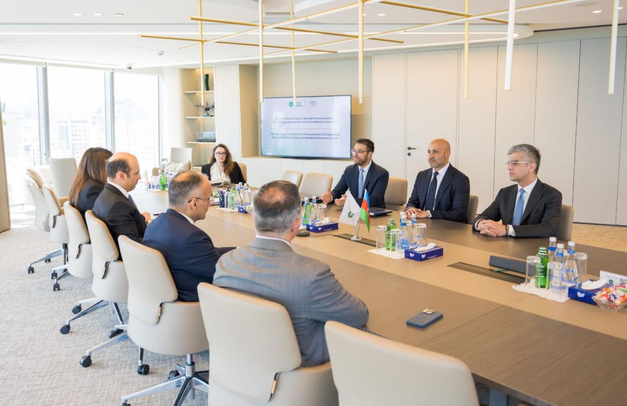 Состоялась церемония подписания Меморандума о сотрудничестве между компанией PASHA Holding и Всемирным Экономическим Форумом