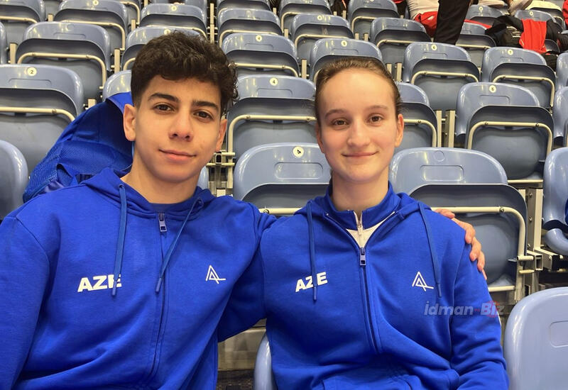 Азербайджанская пара в финале ЧЕ по синхронным прыжкам на батуте