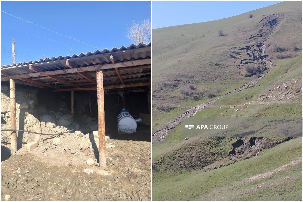 В Губинском районе произошел оползень