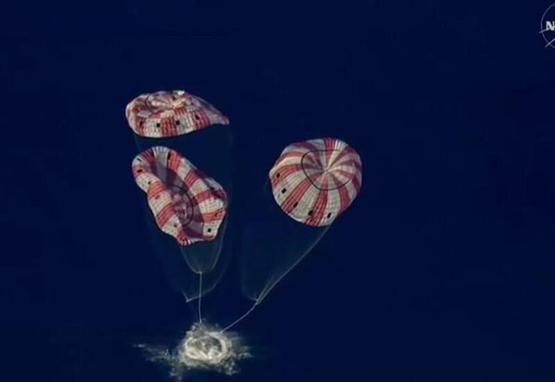 Корабль Orion миссии Artemis II с астронавтами вернулся на Землю